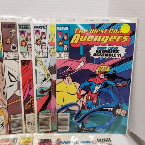 Huge lot 37 Marvel Copper Age Avengers Comic Books - Picture 10 of 16